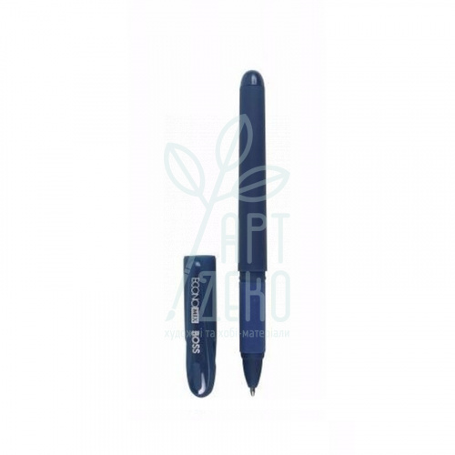 Ручка гелева Boss, чорна/синя, 01 мм, Economix