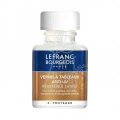 Лак для олії та акрилу Satin Painting Varnish (Anti-UV), сатиновий, 75 мл, Lefranc  Лак для олії та акрилу Satin Painting Varnish (Anti-UV), сатиновий, 75 мл, Lefranc
