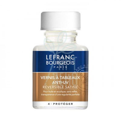 Лак для олії та акрилу Satin Painting Varnish (Anti-UV), сатиновий, 75 мл, Lefranc 