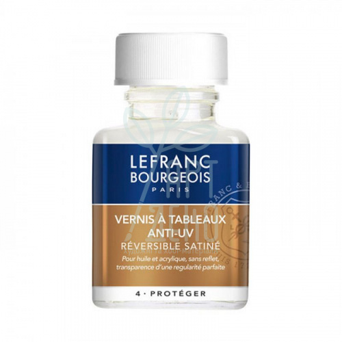 Лак для олії та акрилу Tableaux Varnish Anti-UV, 75 мл, сатиновий, Lefranc 