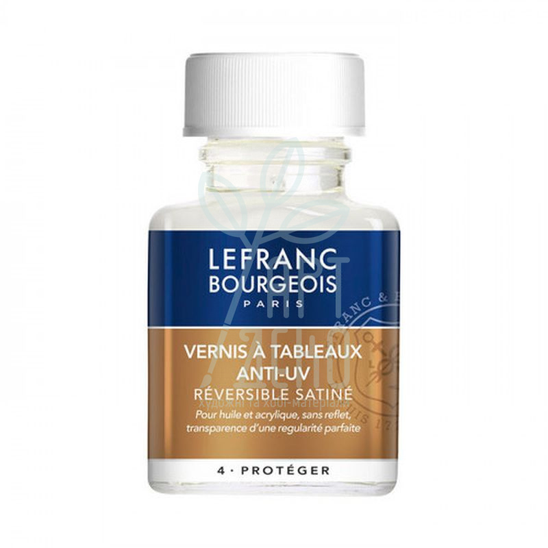 Лак для олії та акрилу Tableaux Varnish Anti-UV, 75 мл, сатиновий, Lefranc 