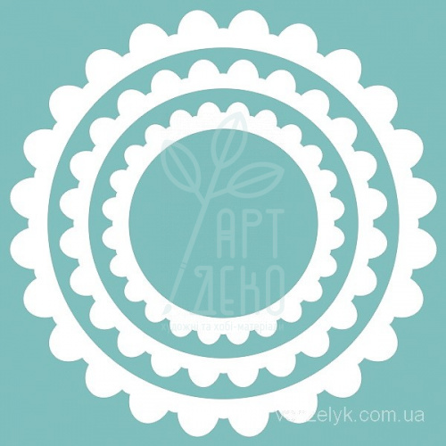 Набір чипбордів "Рамки 10", 3 шт., Вензелик