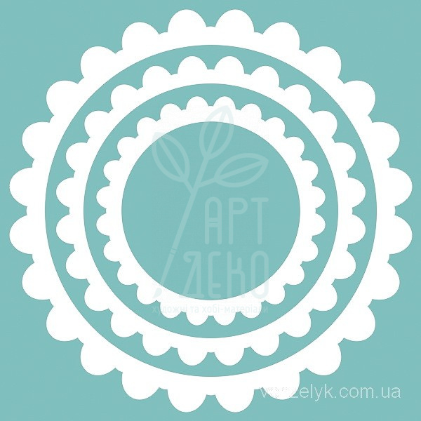 Набір чипбордів "Рамки 10", 3 шт., Вензелик