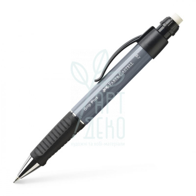 Олівець механічний Stone Grip Plus, для письма, сірий, 0,7 мм, Faber-Castell