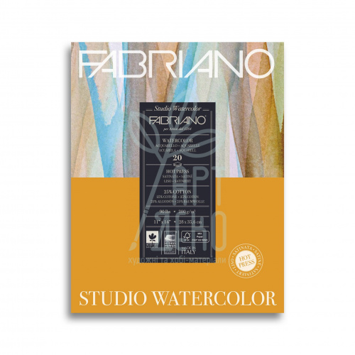 Альбом для акварелі Watercolour Studio, 200 г/м2, 20 л., Fabriano