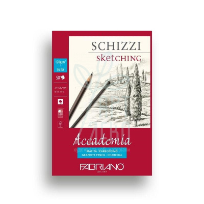 Альбом для графіки Acсademia Schizzi Scetching, 120 г/м2, 50 л., Fabriano Альбом для графіки Acсademia Schizzi Scetching, 120 г/м2, 50 л., Fabriano
