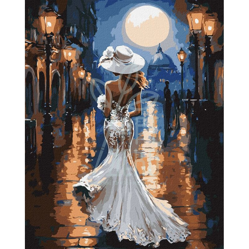 Набір для розпису за номерами "Вечір стилю", 40х50 см, Ідейка