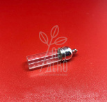 Пляшечка скляна з підвіскою, 11х35 мм, 2 мл, Китай