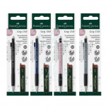 Набір олівець механічний GRIP 1345, асорті кольорів, + грифель, Faber-Castell