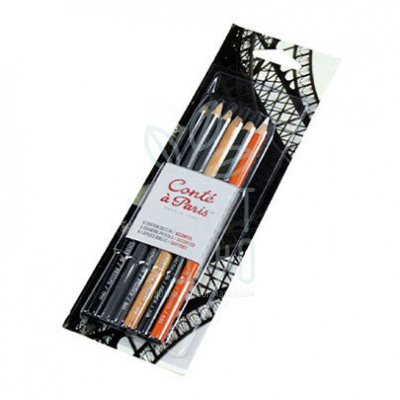 Набір олівців пастельних Drawing, 6 шт, Conte 