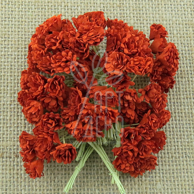 Квіти паперові Гіпсофіла, червона, 1 см, 10 шт., Тайланд