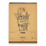 Альбом для ескізів "Pensils", спіраль, А4 (21х29,7 см), 80 г/м2, 50 л., Scope