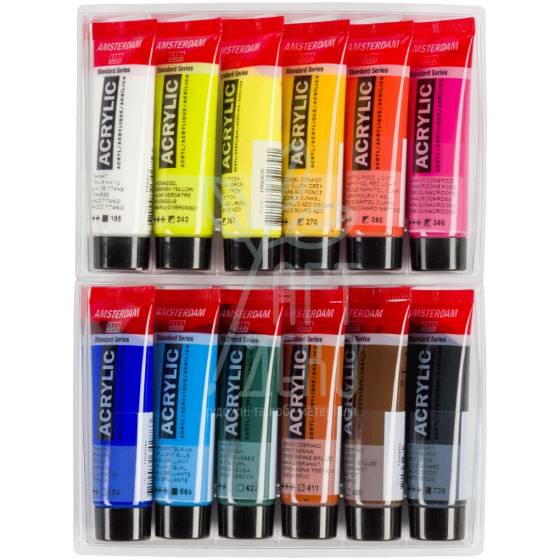 Набір акрилових фарб AMSTERDAM LANDSCAPE, 12х20 мл, Royal Talens