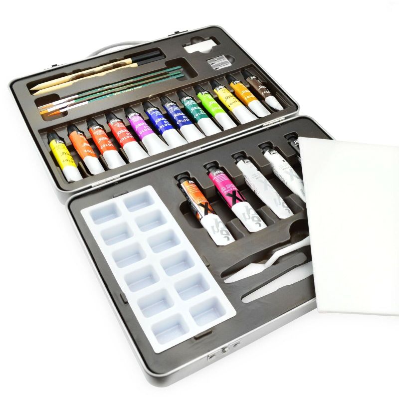Набір олійних фарб XL Fine, металева коробка, 12х12 мл+ 5х20 мл, Pebeo