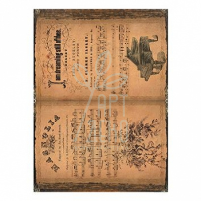 Декупажні карти на рисовому папері Rice Paper Decoupage, А4 (21х29,7 см), №192, Cadence