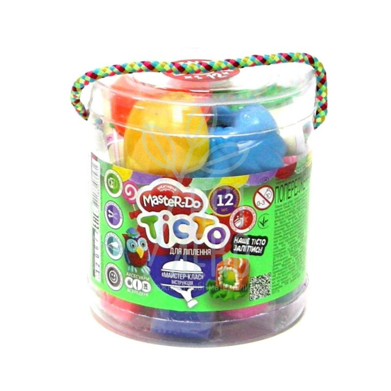 Набір тіста для ліплення "Master Do", 12+1 кол, Danko Toys