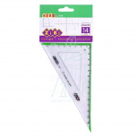 Трикутник пластиковий Kids Line, 90°/60°, 140 мм, Zibi