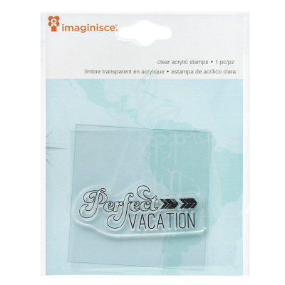 Штамп акриловий "Perfect Vacation - Perfect Vacation", Imaginisce