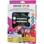 Набір фарб для аквагриму Princess Gift set, 3 кол.+2 олівці+пензлик+2 спонжі+6 діадем, Snazaroo