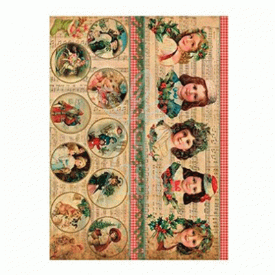 Декупажні карти на рисовому папері Rice Paper Decoupage, А4 (21х29,7 см), №227, Cadence