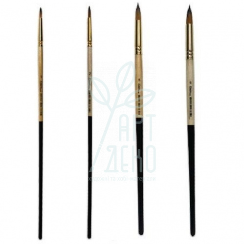 Пензель Синтетика кругла Kissточка 72011, д.р., рудий ворс