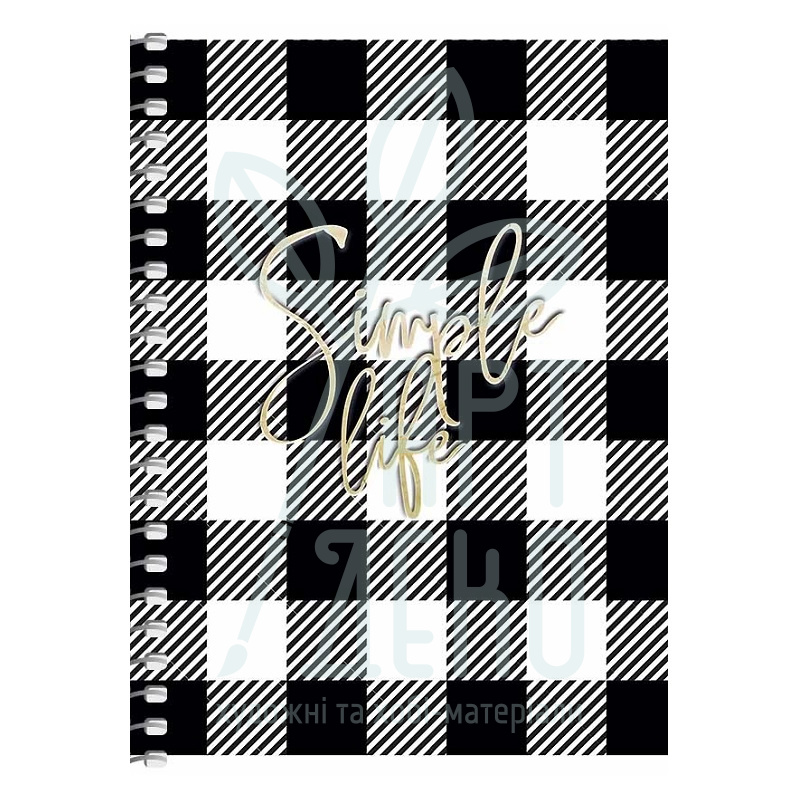 Блокнот для записів, А6 (10,5х14,8 см), клітинка, 70 г/м2, 80 л., Школярик