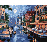 Набір для розпису за номерами "Романтика Італії", 40х50 см, Ідейка