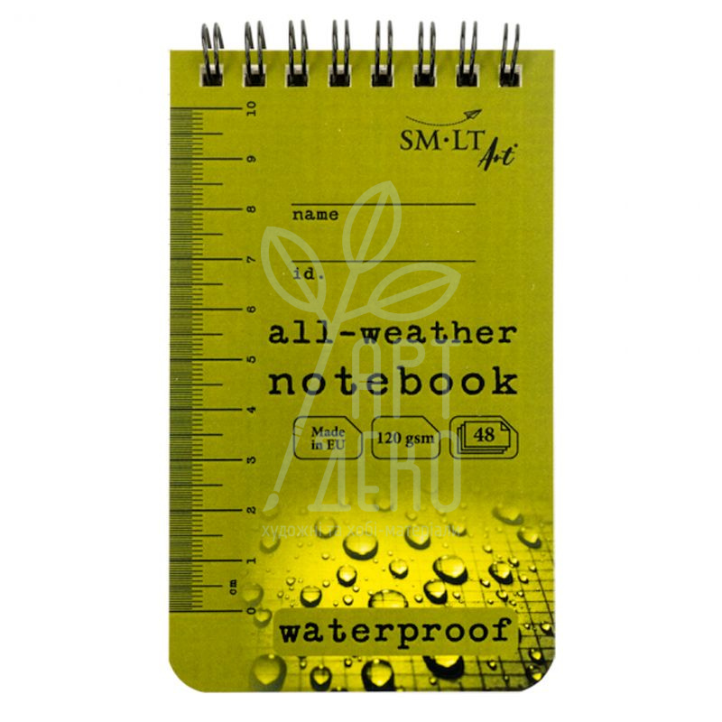 Блокнот тактичний водостійкий, 12,5х7,5 см, 120 г/м2, 48 л., SMILTAINIS