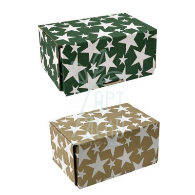 Коробка декоративна "Зірки", 12х8,4х5,3 см, Україна