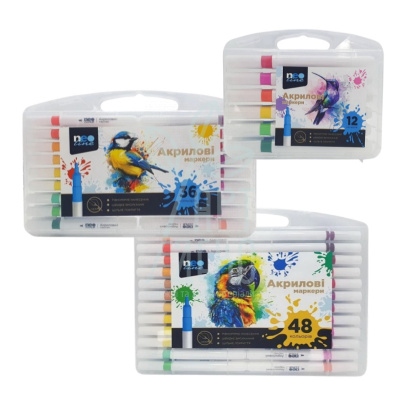 Набір маркерів акрилових, Neo Line