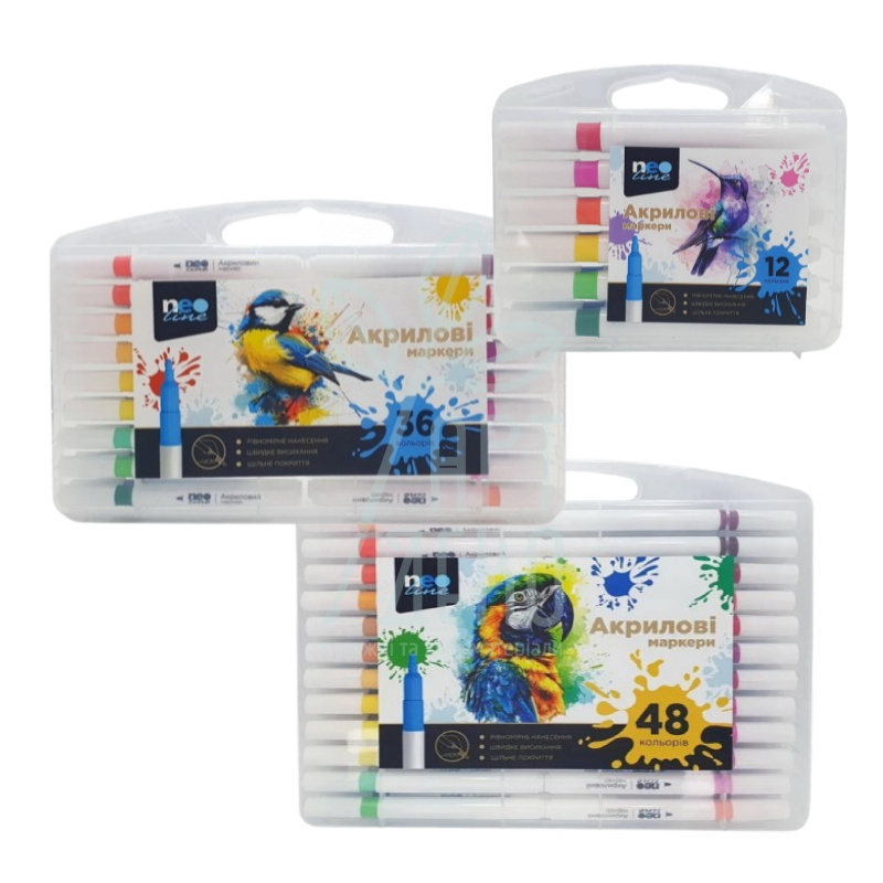 Набір маркерів акрилових, Neo Line
