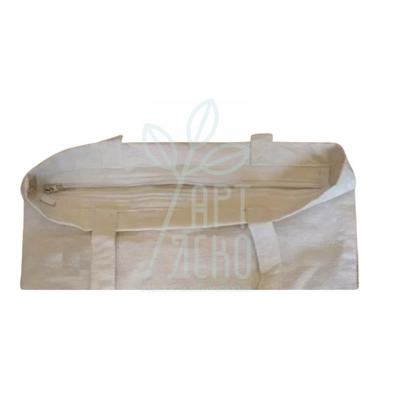 Еко-сумка з дном, на замок, бавовна, 38х42 см, Україна