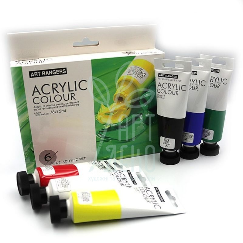 Набір акрилових фарб Art Rangers, 6х75 мл, Josef Otten