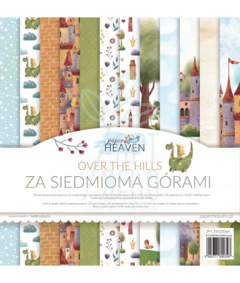 Набір паперу для скрапбукінгу 30х30 см Za siedmioma górami, Paper Heaven