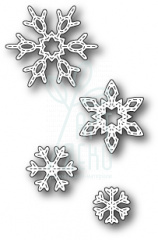 Ножі для скрапбукінгу Twilight Snowflakes craft dies 4 шт., Memory Box