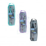 Циркуль металевий Pastelini, у футлярі, + грифель, 130 мм, Kite