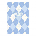 Зошит для записів, B5 (25х17,6 см), матова ламінація, білий блок, клітинка, 80 л, Школярик