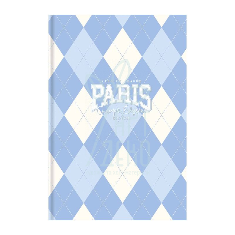 Зошит для записів, B5 (25х17,6 см), матова ламінація, білий блок, клітинка, 80 л, Школярик