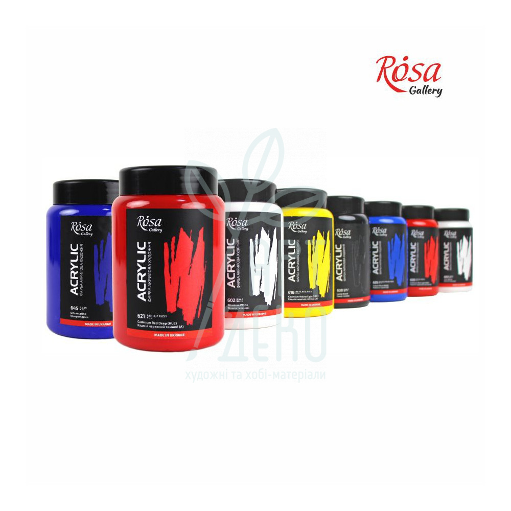 Фарба акрилова Gallery, 400 мл, ROSA