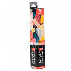 Набір акрилових фарб Nature, матові, 6x10 мл, Arteo