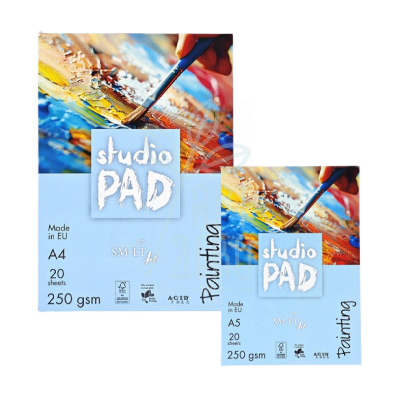 Склейка для акрилу Studio Painting, 250 г/м2, 20 л, SMILTAINIS