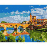 Набір для розпису за номерами "Захоплююче місто", 40х50 см, Ідейка