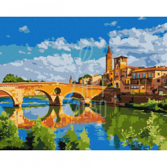 Набір для розпису за номерами "Захоплююче місто", 40х50 см, Ідейка