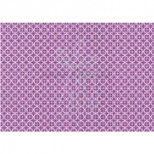 Папір для декупажу, інтер'єрний "Фіолетовий візерунок", 50х70 см, 46 г/м2, TODO