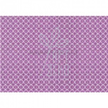 Папір для декупажу інтер'єрний "Фіолетовий візерунок", 50х70 см, 46 г/м2, TODO