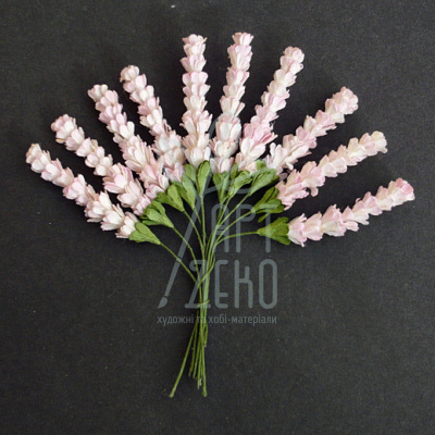 Квіти паперові Верес, світло-рожевий, 0,5 см, 10 шт., Тайланд