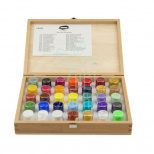 14351 Набір пігментів, в дерев'яному пеналі, 35х10 мл, Kremer
