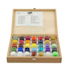 14351 Набір пігментів, в дерев'яному пеналі, 35х10 мл, Kremer