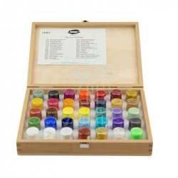 14351 Набір пігментів, в дерев'яному пеналі, 35х10 мл, Kremer