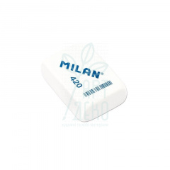 Гумка 420, прямокутна, 40x30x13 мм, асорті кольорів, Milan